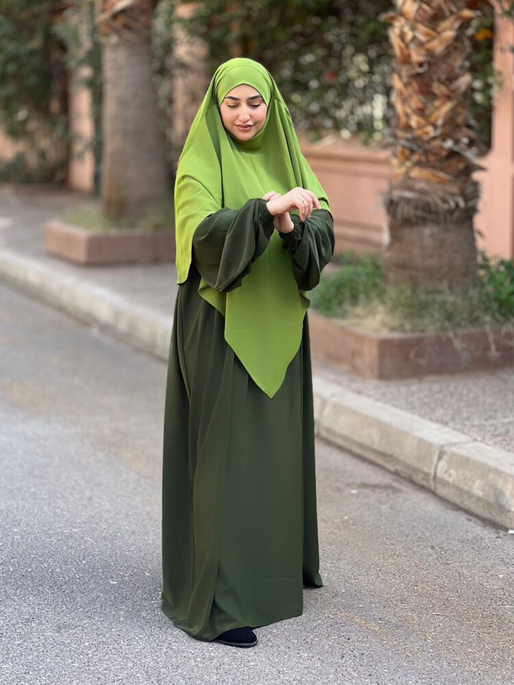 Arwa abaya with khimar
