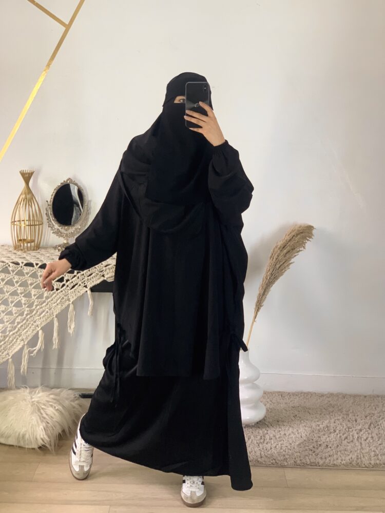 Ensemble Khimar Niqab 4 pièces | Tenue Hijab Islamique - Image 2