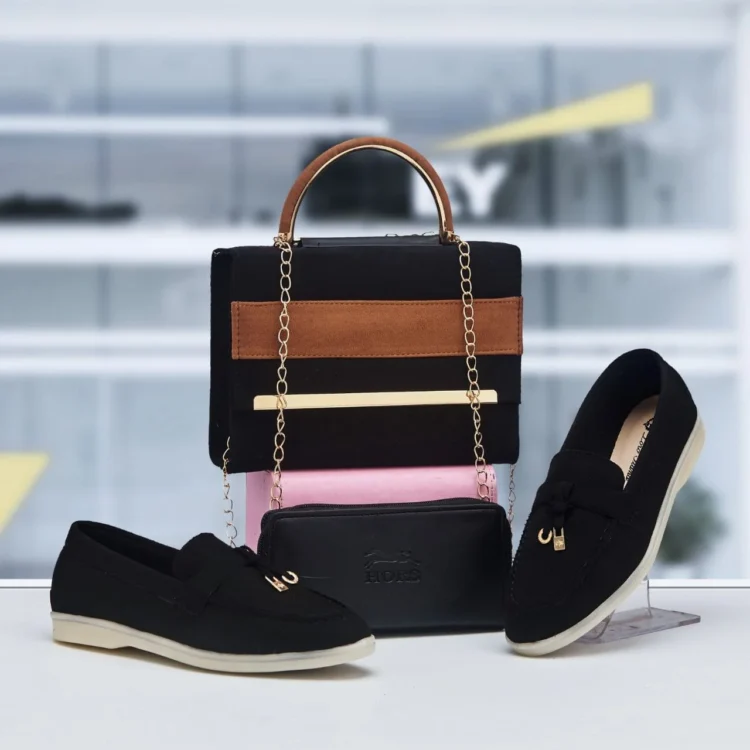 Ensemble chaussures et sacs femme luxe باك حذاء وحقيبة يد نسائية فاخرة