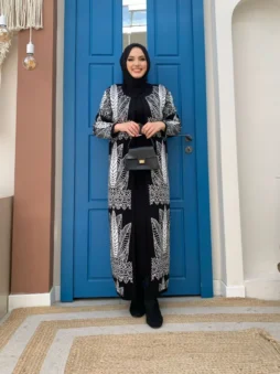 ensemble-kimono-laine-femme-maroc ملابس شتوية للمحجبات