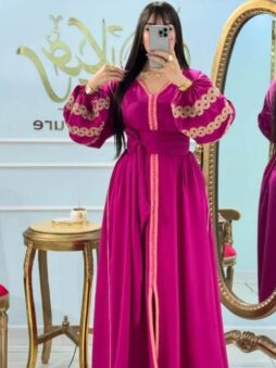 قفطان طرزا كم بالسفيفة العقاد والحزام