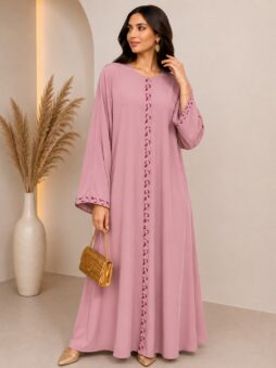 عبايا الثوب كريب روزا الأصلي ROSE Abaya crepe rosa original, عباية كريب روزا الأصلي