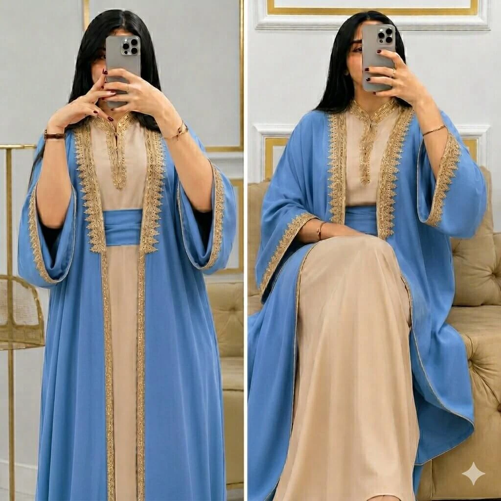 caftan marocain 2 pieces