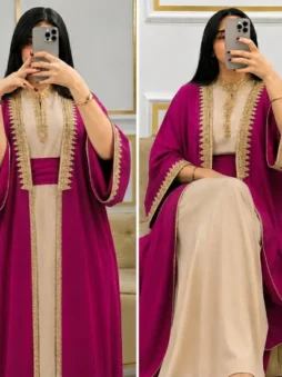 caftan marocain 2 pieces