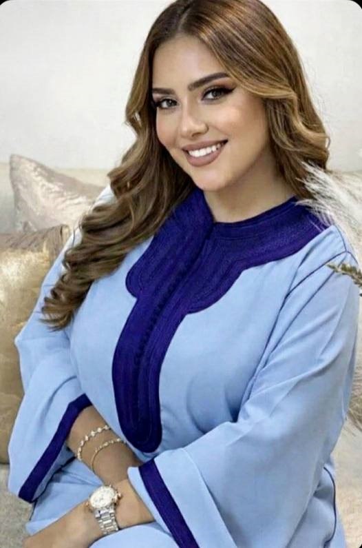 Gandoura marocaine elegante 2026 كندورة مغربية بتصميم هماوي أصيل - Image 4