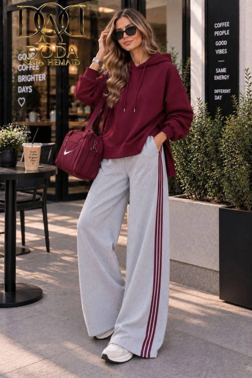 Kitma Nike pantalon gris طقم رياضي نسائي